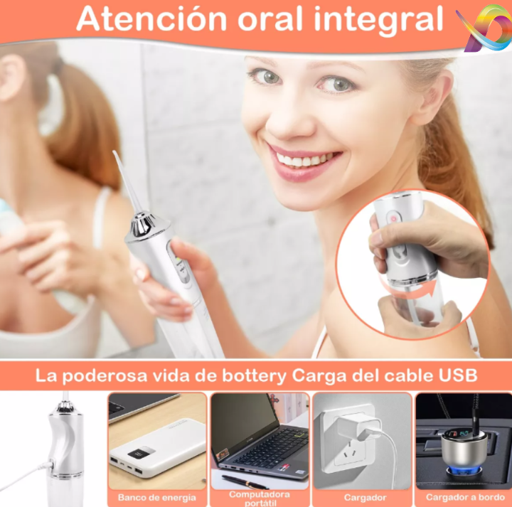 Irrigador Bucal Limpiador Dientes Electr